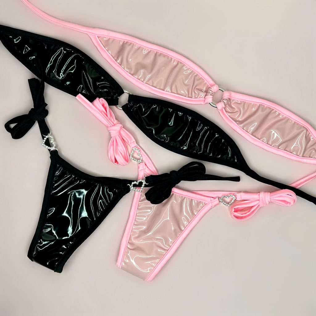 Latex Sweetheart Bikini